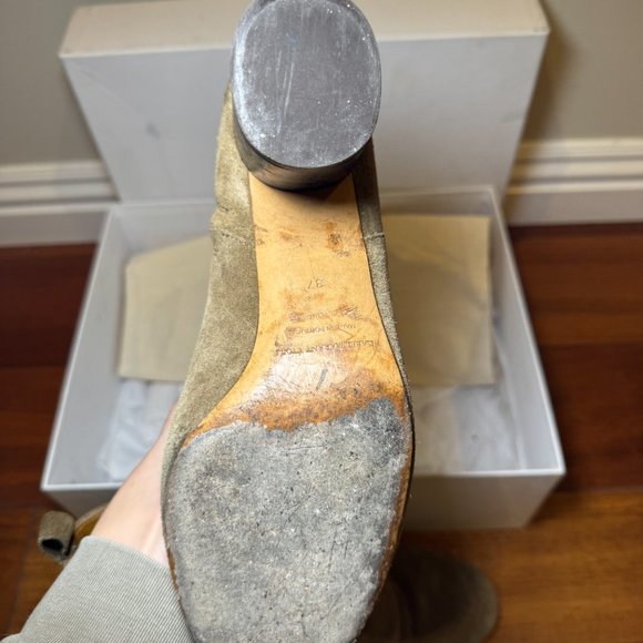 ISABEL MARANT "DEYISSA" SUEDE BROWN BOOTIES SIZE 37 - Picture 7 of 7